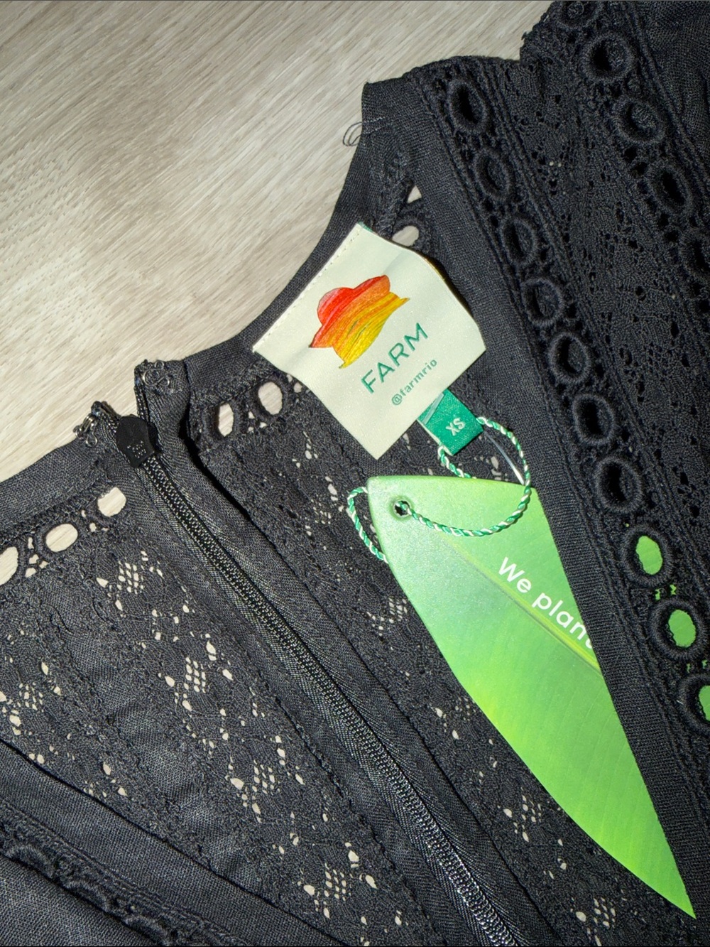 FARM Rio Lace Ruffle Jumpsuit - Picture 8 of 14